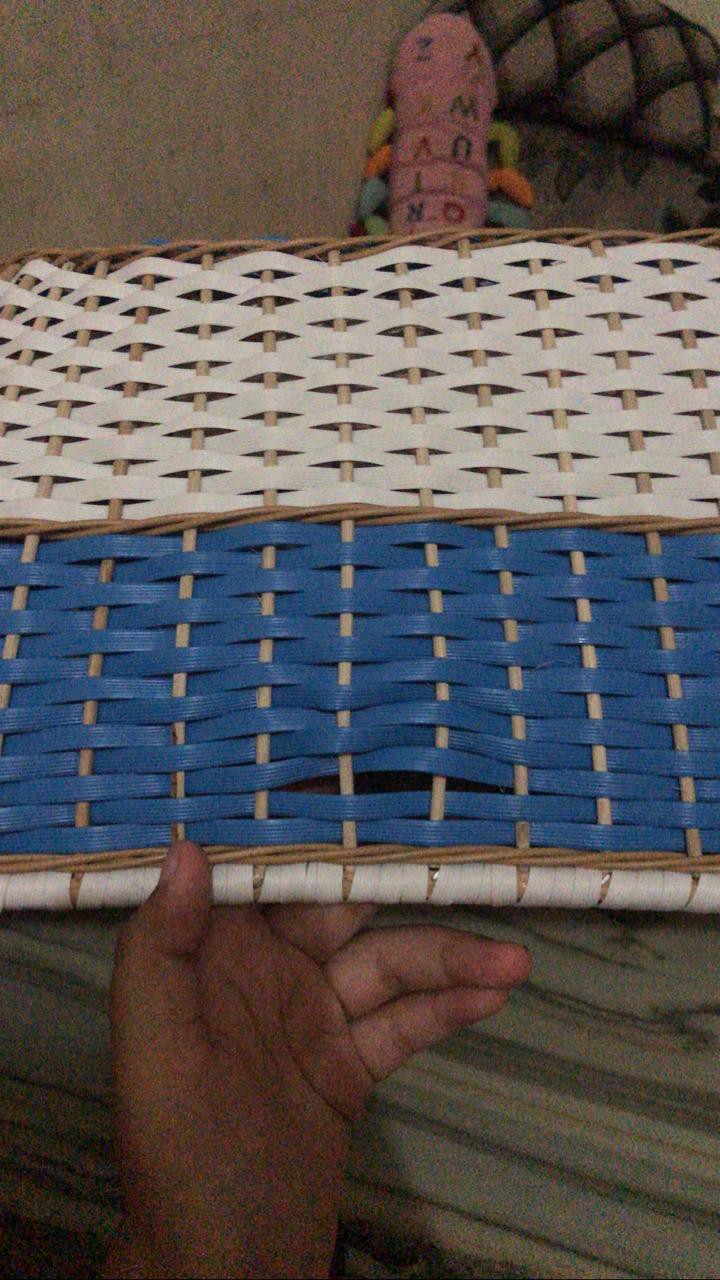 [promo] Tudung Saji Penutup Makanan Dapur Meja Makan Rotan Sintetis Dua Warna Ukuran Standar