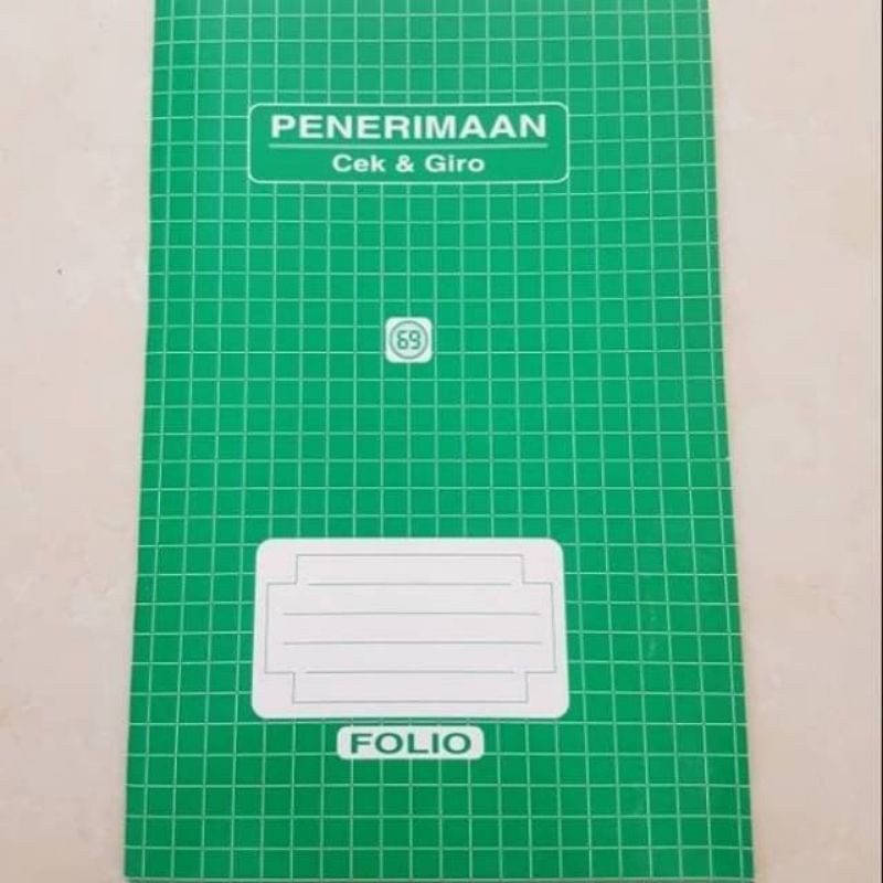 

Buku Penerimaan Cek Dan Giro Folio
