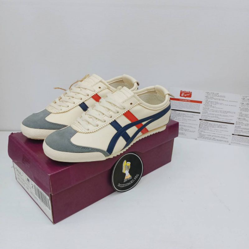 onitsuka cream navy