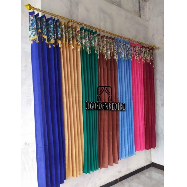 “elgorden”Gorden plisket renda/poni gorden minimalis