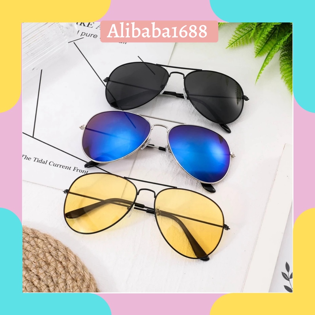 *ALIBABA1688*COD Kacamata Pria &amp; Wanita Pro Acme Aviator Mirror