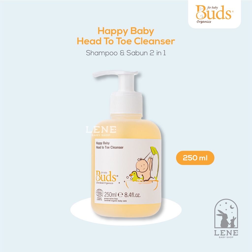 Buds Organics Happy Baby Head To Toe Cleanser 250ml