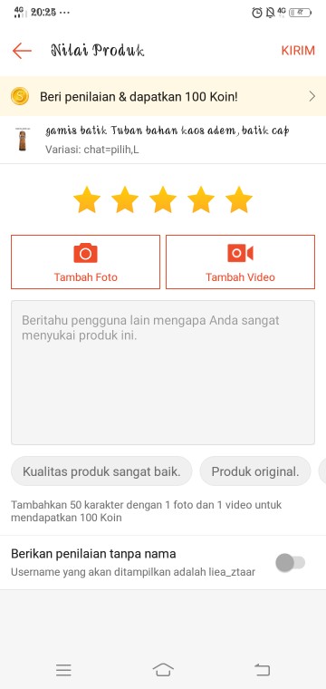 Gamis Batik Tuban Bahan Kaos Adem, Batik Cap