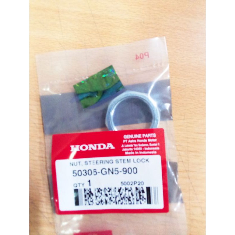 Nut steering stem mur komstir honda 50306 GN5 900