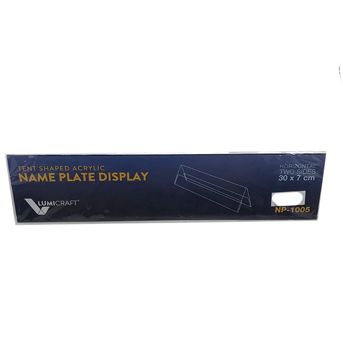

Tokotab - Acrylic Name Plate 2 Sisi 7x30 NP-1005
