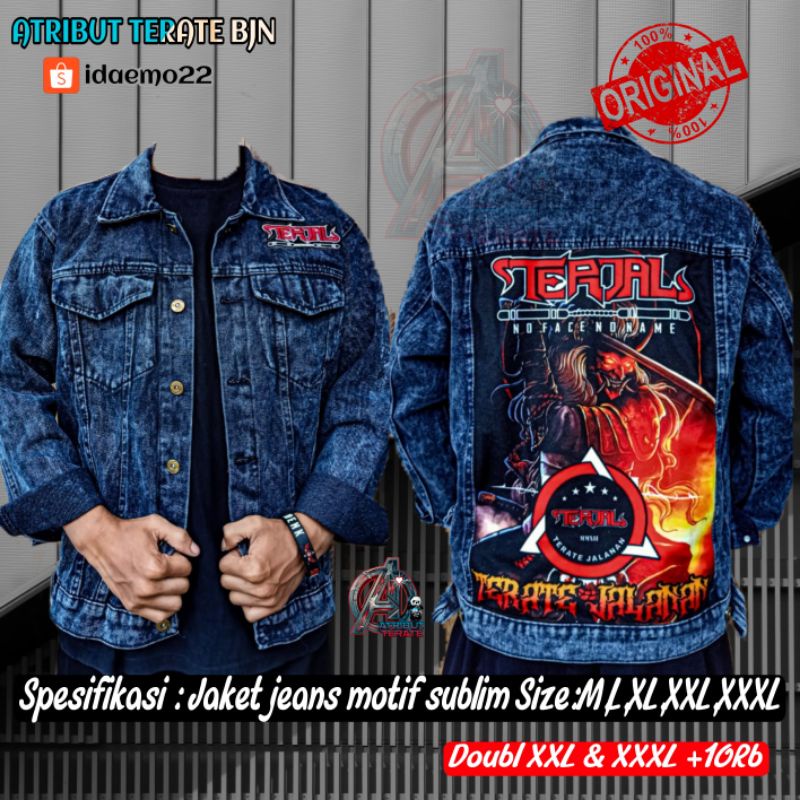 Jaket psht,punkshter,hariamu menanti,terjal,shorenk,atribut psht,atribut terate bjn,idaemo22