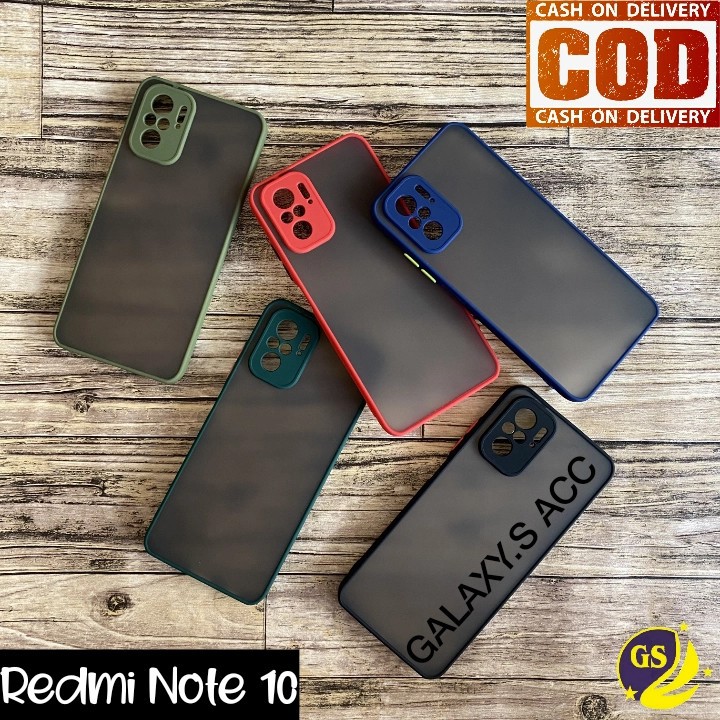 Xiaomi Redmi Note 10 5G / Poco M3 Pro 5G Case Dove Kamera Matte Fuze Transparan Colored Frosted