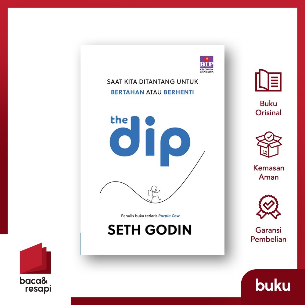 The Dip: Saat Kita Ditantang untuk Bertahan / Berhenti - BIP - Seth Godin