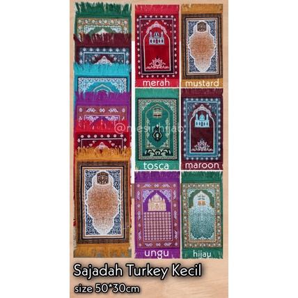 Sajadah Turki Kecil