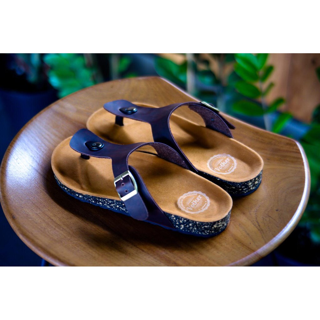 SANDAL PRIA/WANITA KASUAL VOLKERFOOTWER ART ROBIN BLACK SERIES