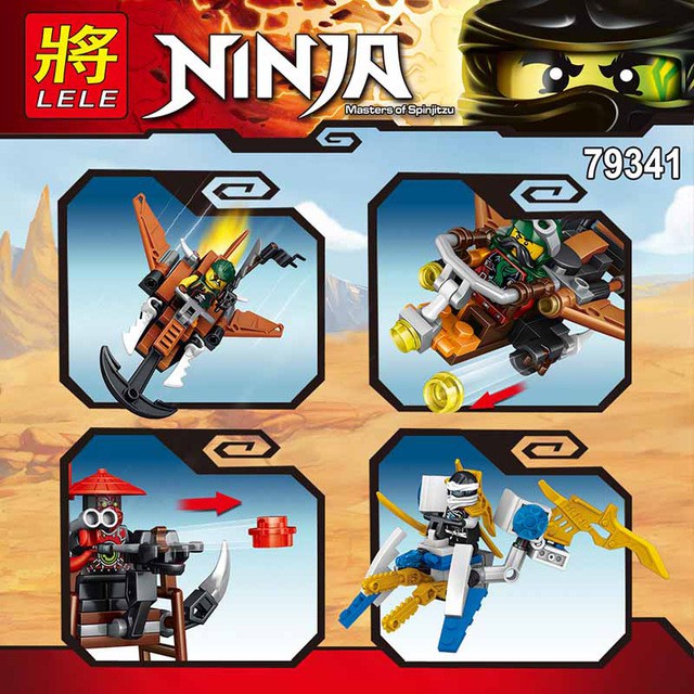 LeLe 79341 Ninjago Mini Set