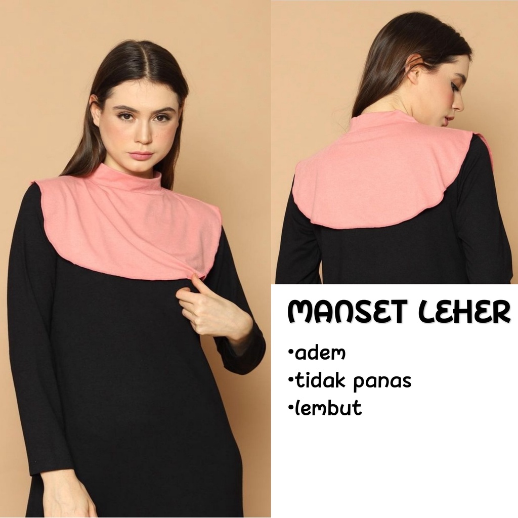 Manset Inner Leher Polos Wanita Bahan Spandek Rayon Premium