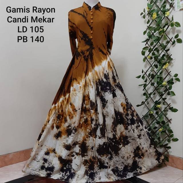 Gamis bahan TWILL RAYON