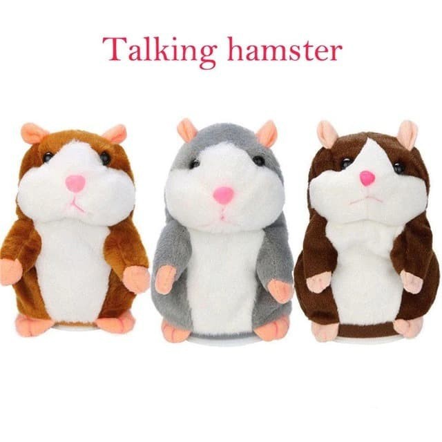 boneka hamster bisa bicara talking Toys Kids Doll Mainan Anak Bayi New