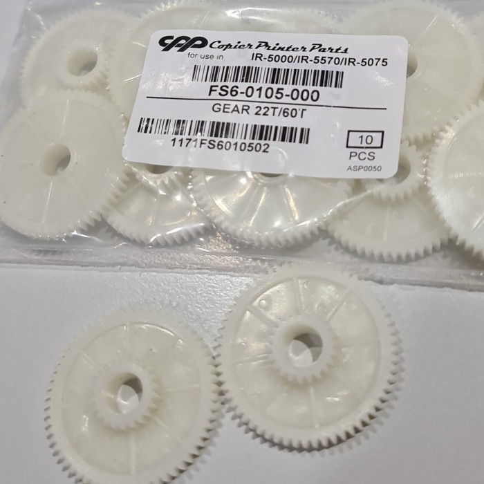 GEAR WEB IR 5000 / 5020 / 6570 22/60T FS6 - 0105 - 000 CPP