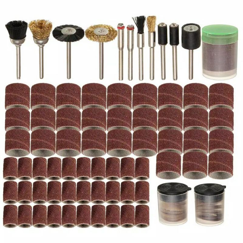 Set 150 pcs mata bor tuner poles ampelas amplas gerinda dremel bor tangan mini drill grinder