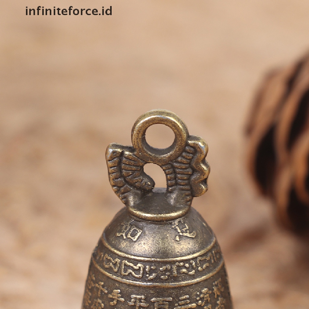 1 Pc Lonceng Feng Shui Mini Gaya China Antik