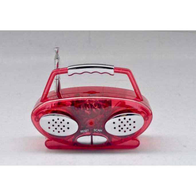 Radio mini auto scan double frekuensi AM/FM + earphone