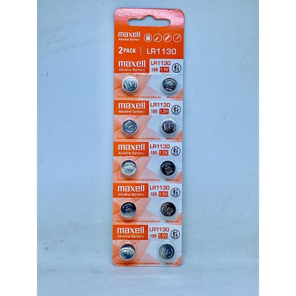 Baterai MAXELL LR1130 AG10 189 Original