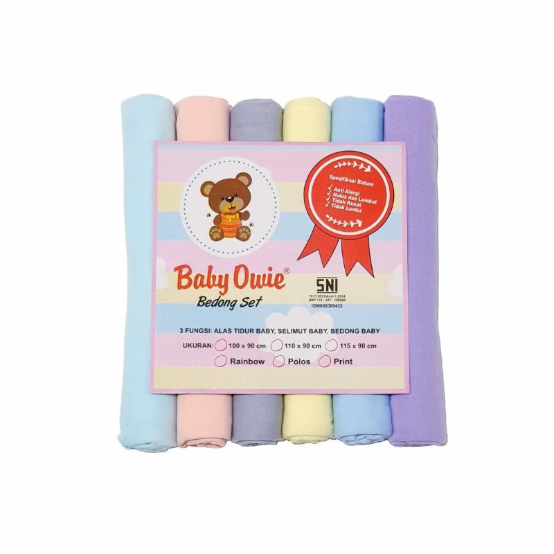 Babyfest Baby Owie Bedong Kaos Swadle