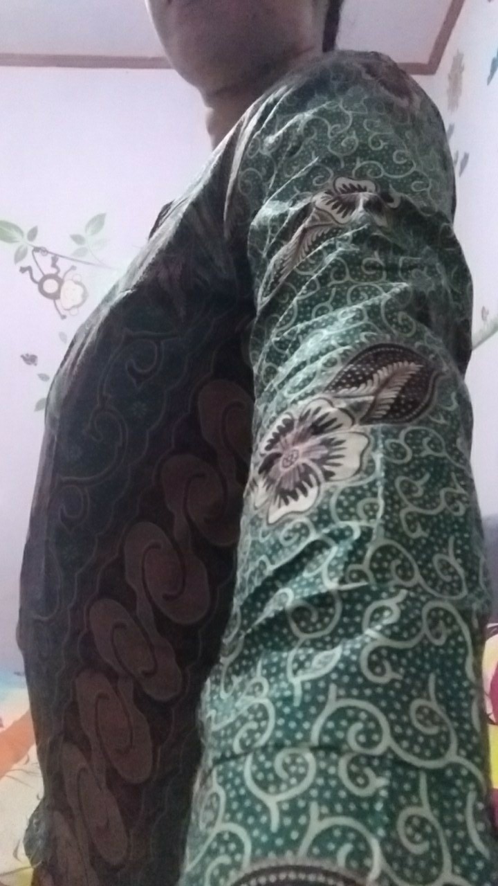 M-l-xl-xxl Batik Wanita Asj Sa Hrb026 Kenongo Kemeja Tosca Pendek