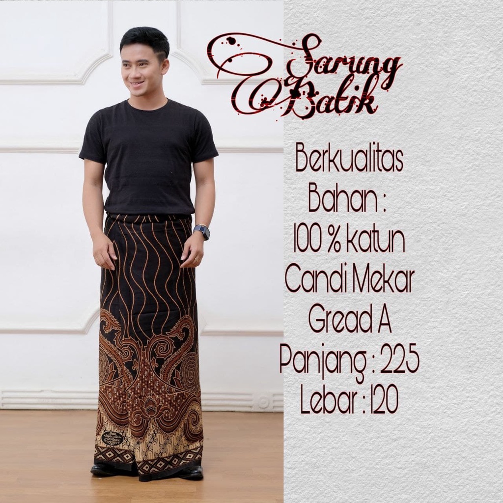 Sarung Batik Execlusive// Sarung Batik Pria Dewasa