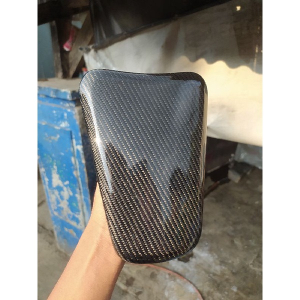 Cover tutup tangki aerox new carbon kevlar