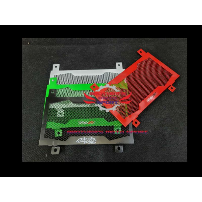 tutup radiator ninja250R cover pelindung radiator ninja 250 karbu
