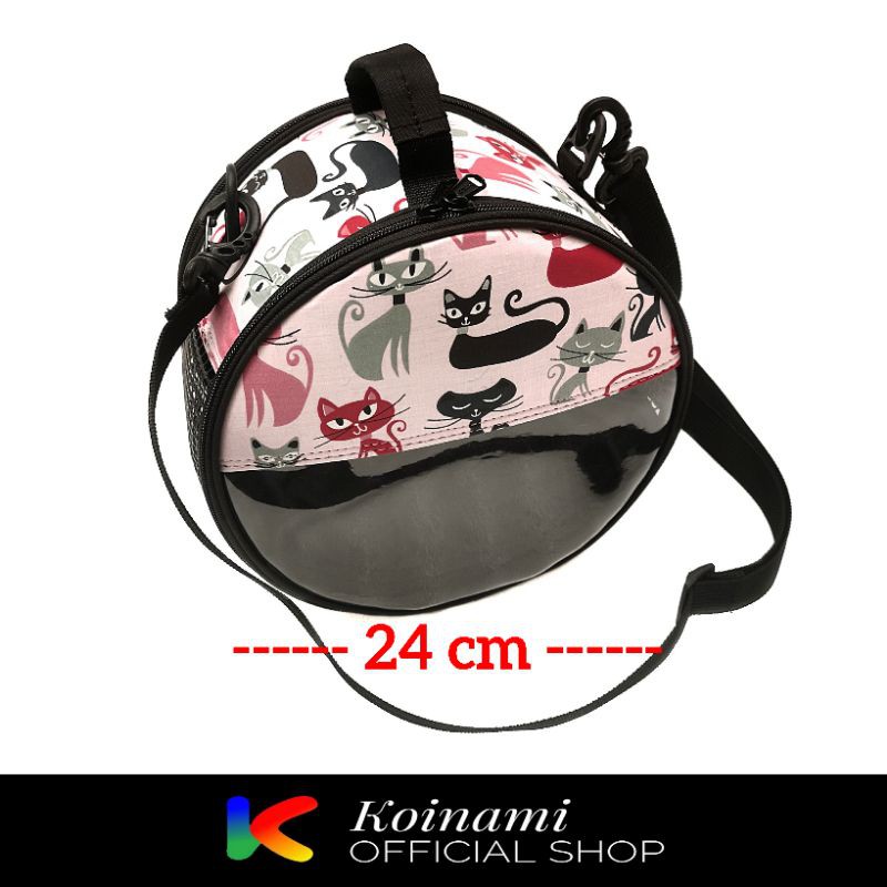 TAS BULAT d24 cm / TAS ANAK KUCING KELINCI HAMSTER SUGAR GLIDER / PET CARGO / TAS HEWAN