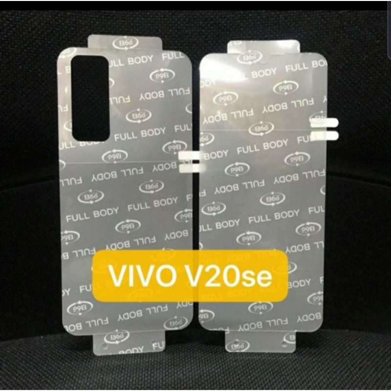 For Vivo V20 New / V20 Se New Anti Gores Screen Protector Hydrogel D/B Full Cover