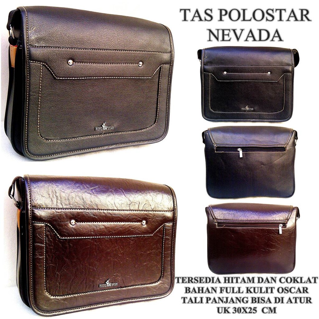 grosir tas pria kulit selempang plo nevada