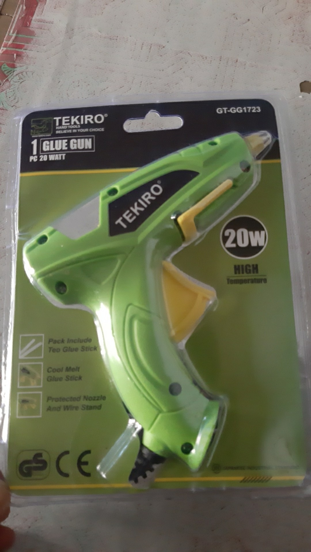 Tekiro Glue Gun 20 Watt / Lem Tembak / Glue Stick / Tembakan Lem 7mm