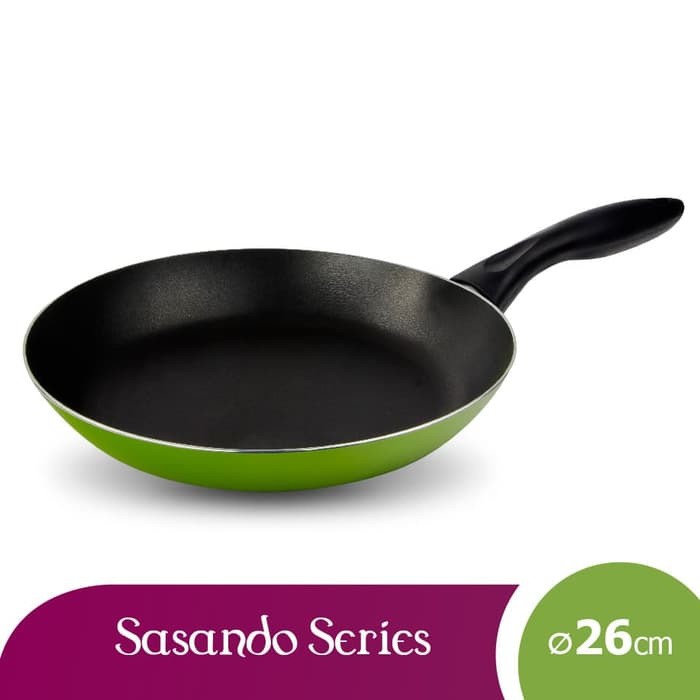 Kirin Sasando Frypan 26cm Anti lengket Classic 1.9mm - Hijau