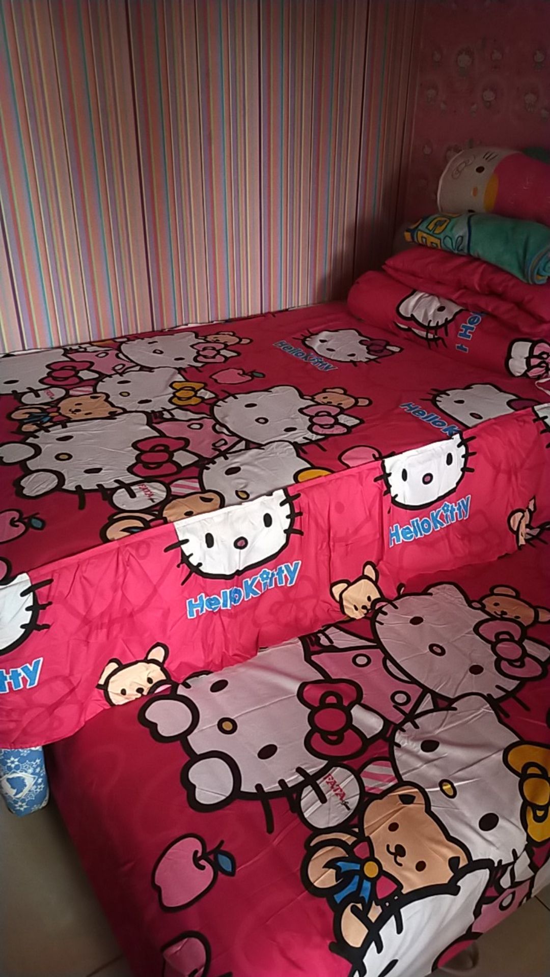 Sprei Double-sprei Sorong-sprei Duo-sprei 2in1 Motif Kartun Karakter Anak 120x200