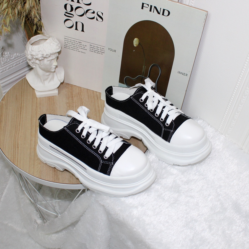 Free Box Sepatu Snekaers Korea Sneaker Wanita Terlaris Sepatu Kantoran NS997 Sepatu Wanita Import Fashion