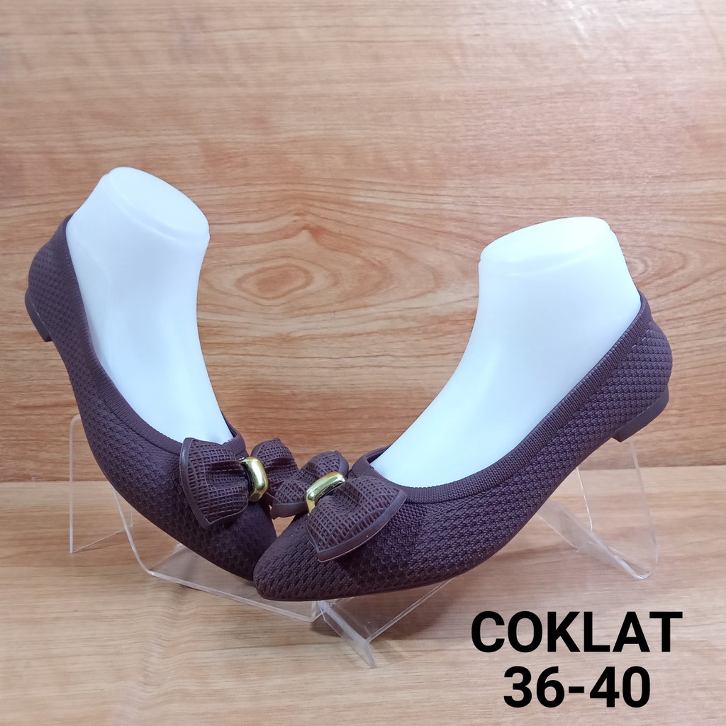 (COD) Sepatu Formal Flat Wanita Jelly Pita Porto BTS-1