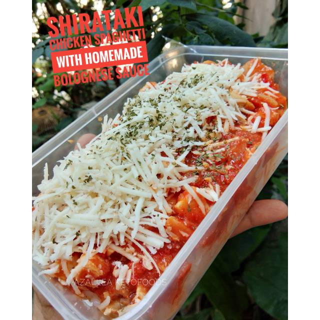 

Shirataki chicken bolognese