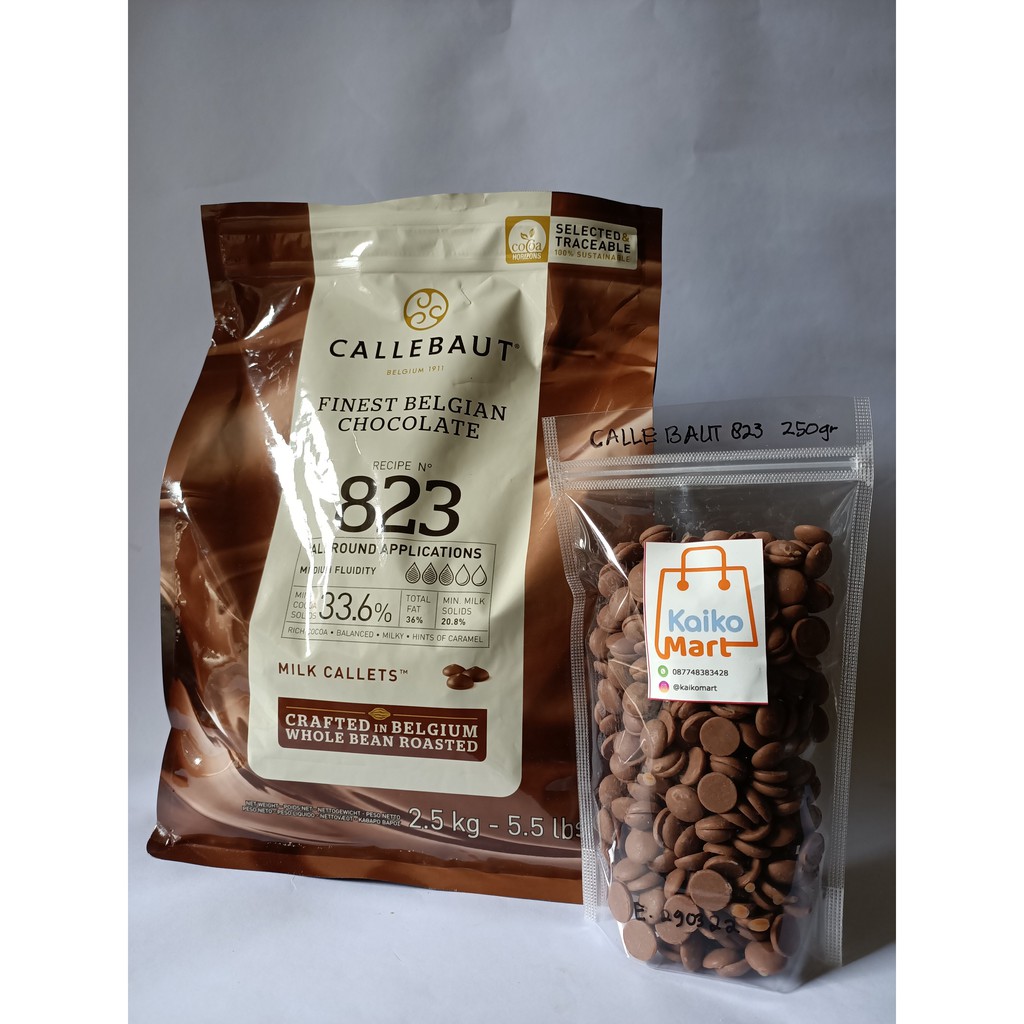 

Callebaut Milk Callets 823 Repack 250gr