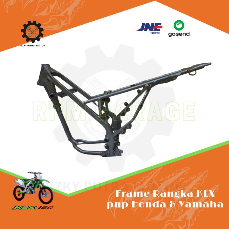frame Rangka Custom Replika KLX PNP mesin HONDA YAMAHA scorpio dan kawasaki ninja