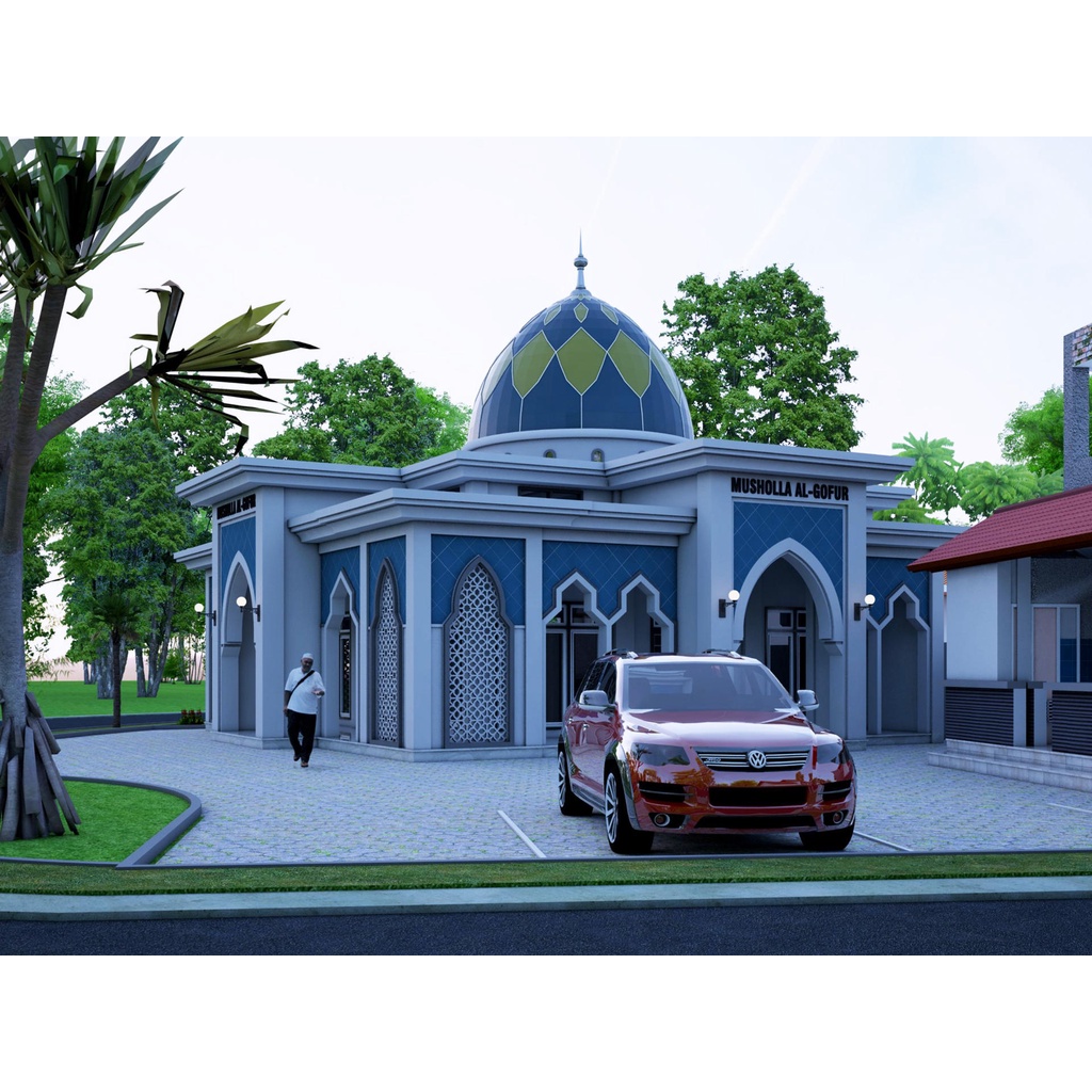 

GAMBAR KERJA DESAIN MASJID UKURAN 13X12 METER TERMASUK TERAS