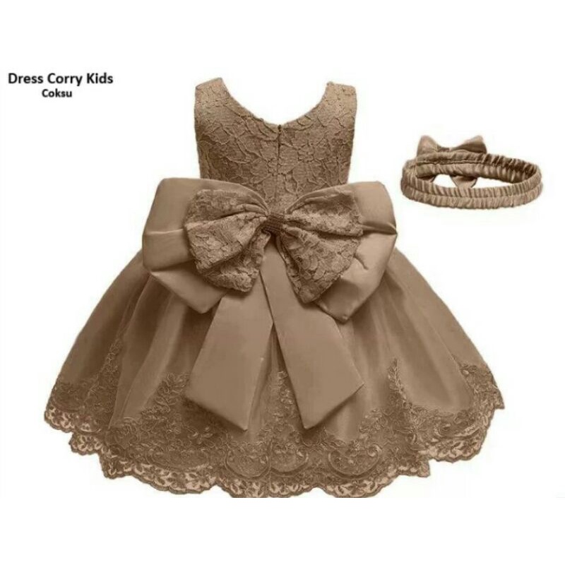 Dewi collection TERMURAH Dress CORRY COZY PREMIUM/GAUN ANAK PESTA / BAJU ANAK ULTAH/DRESS ANAK PESTA