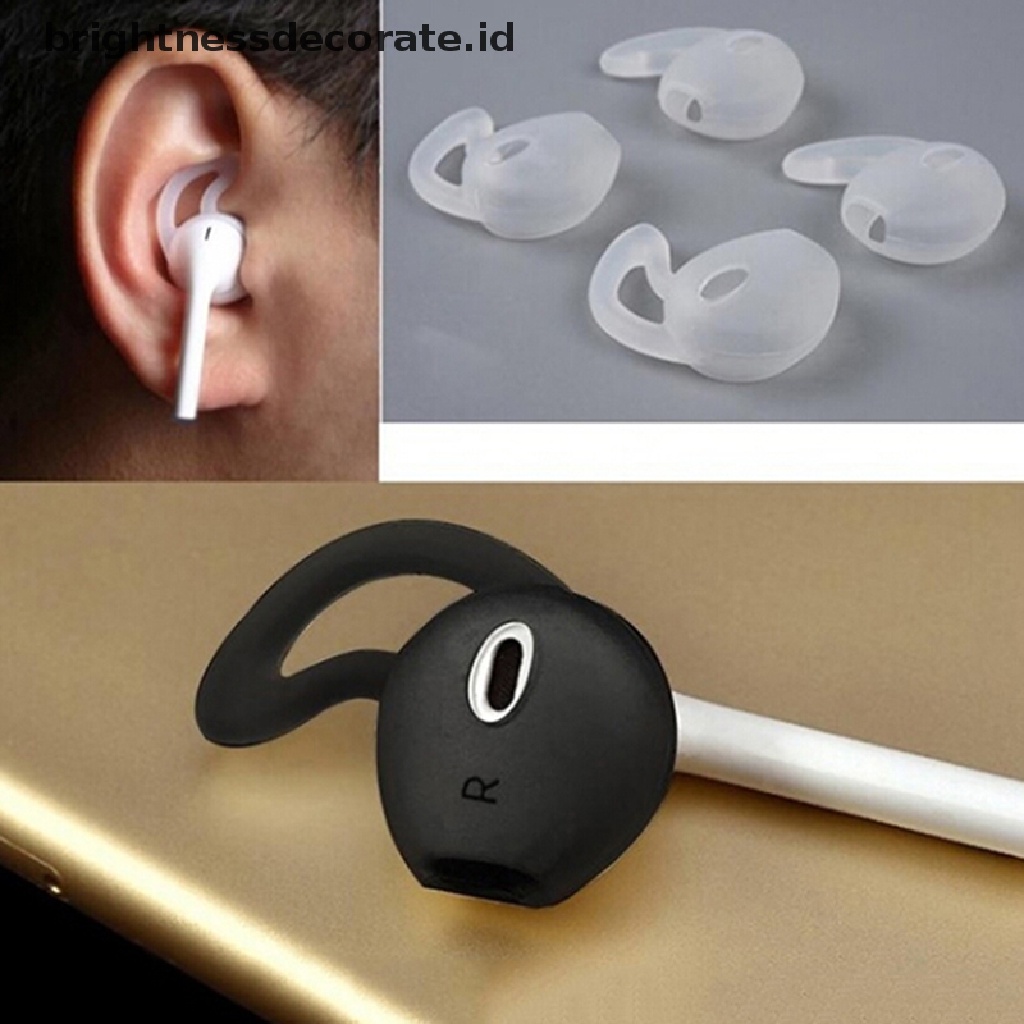 5 Pasang Cover Earphone In Ear Bahan Silikon Untuk Olahraga