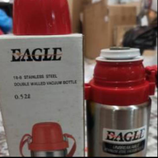 Thermos Air Stainless, Botol Vacuum, Botol Minum, Themos Eagle JWP-500