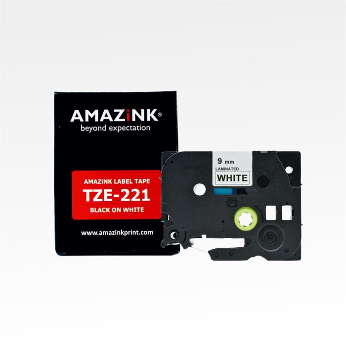 

Label Tape TZE-221 6mm Black on White dari AMAZiNK