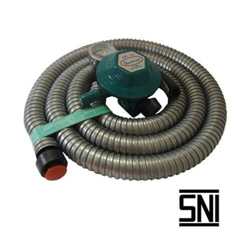 Jual Paket Quantum Selang dan Regulator Gas QRL-032 QRL032 Set LS1