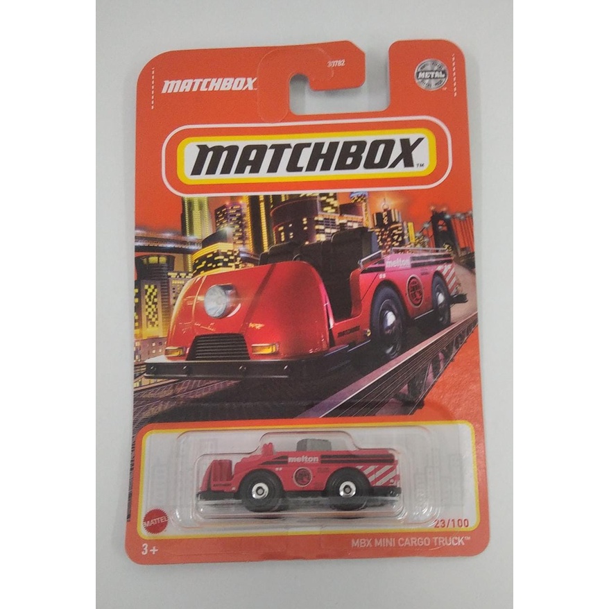 MBX MINI CARGO TRUCK Melton Merah | Diecast Matchbox Lot Y 2021 Terbaru MBX Match Box Termurah Murah Mobil Mainan Anak Original Mattel Baru