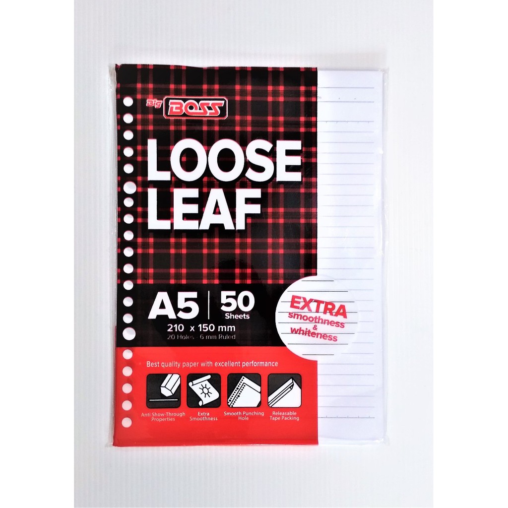 

Loose Leaf GARIS A5 Isi 50 lembar