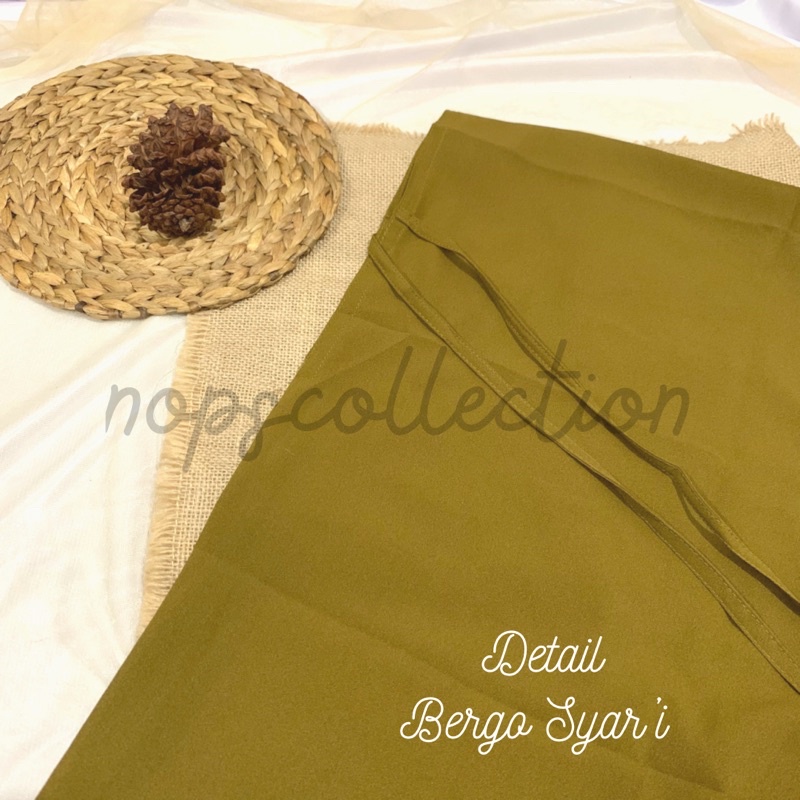 NC - Bergo Syar'i/Bergo Jumbo/Bergo Instant