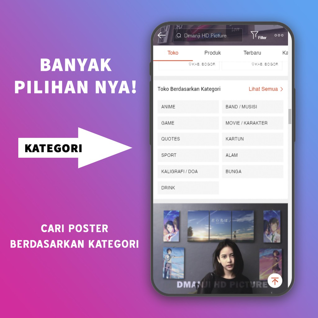 POSTER KAYU MULTIPANEL KIMETSU NO YAIBA / 60X30 / HIASAN DINDING DEMON SLAYER / PAJANGAN KAMAR ANIME-7