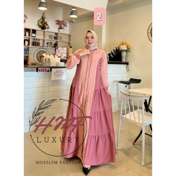 GAMIS WANITA TERBARU Khairani Dress by HMF Luxury